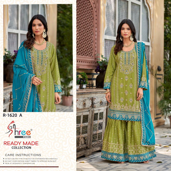 R 1620 By Shree Fabs Chinon Pakistani Readymade Suits Wholesale Online